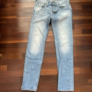 Hollister jeans size 29x30. Washed color. Used. Good condition